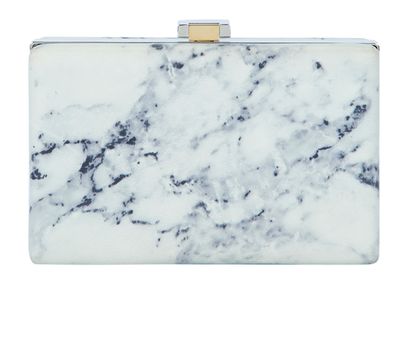 Balenciaga Marble Clutch, front view